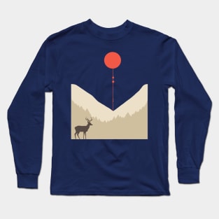 Deer Moon Long Sleeve T-Shirt